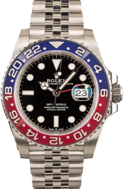 Rolex GMT-Master II "Pepsi" 40mm Blue/Red Bezel Jubilee