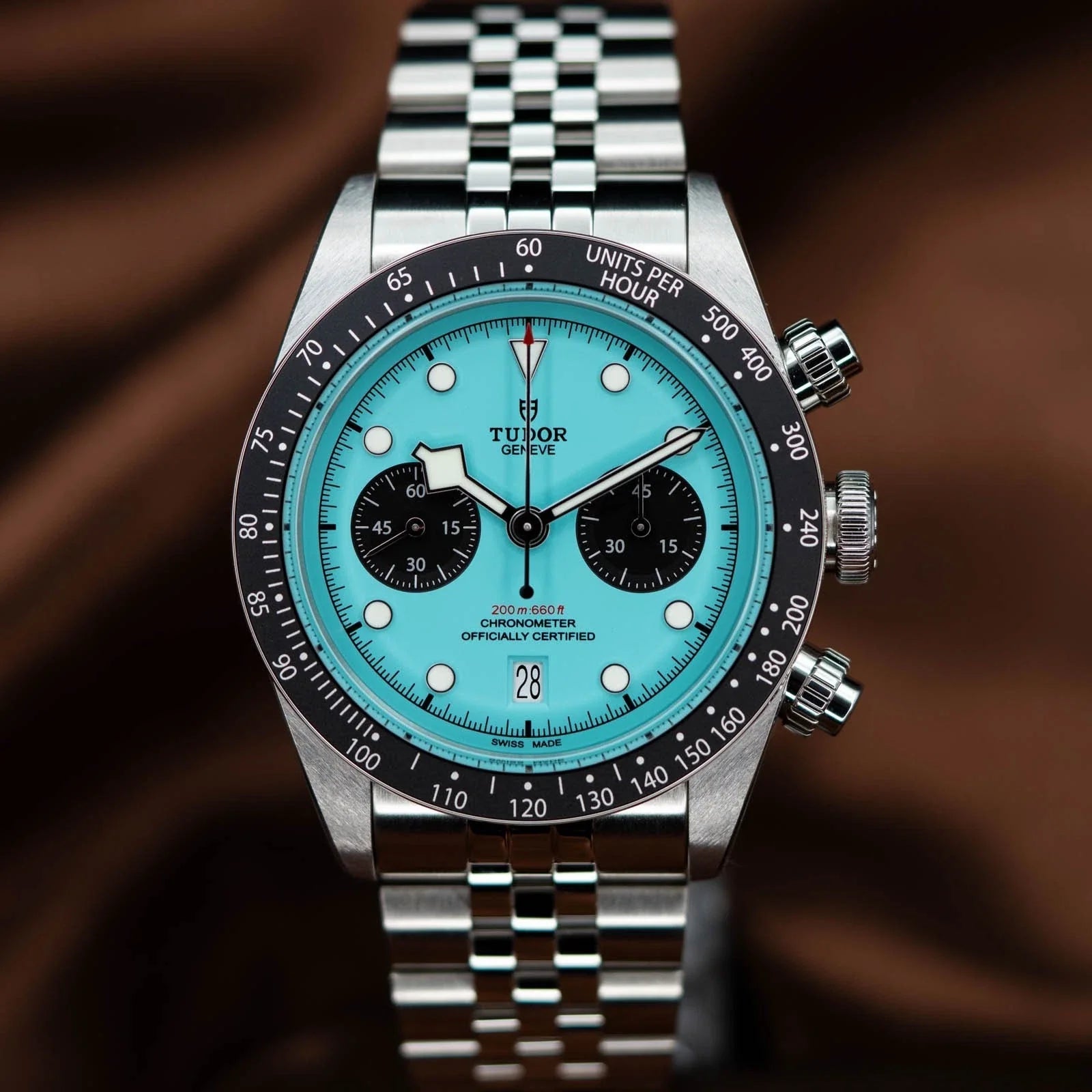 2025 Tudor Black Bay Chronograph 79360N Flamingo Blue Turquoise M79360N