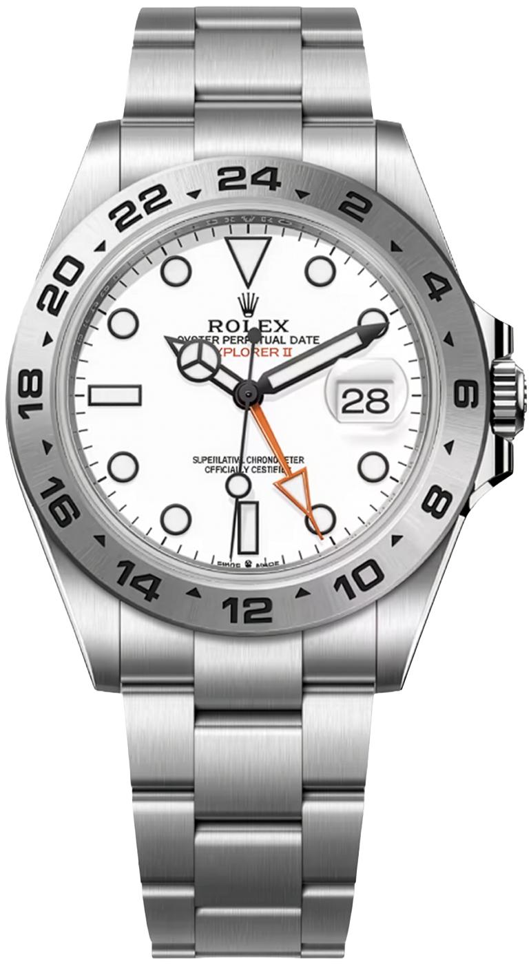 Rolex Explorer II 42mm White "Polar" Dial