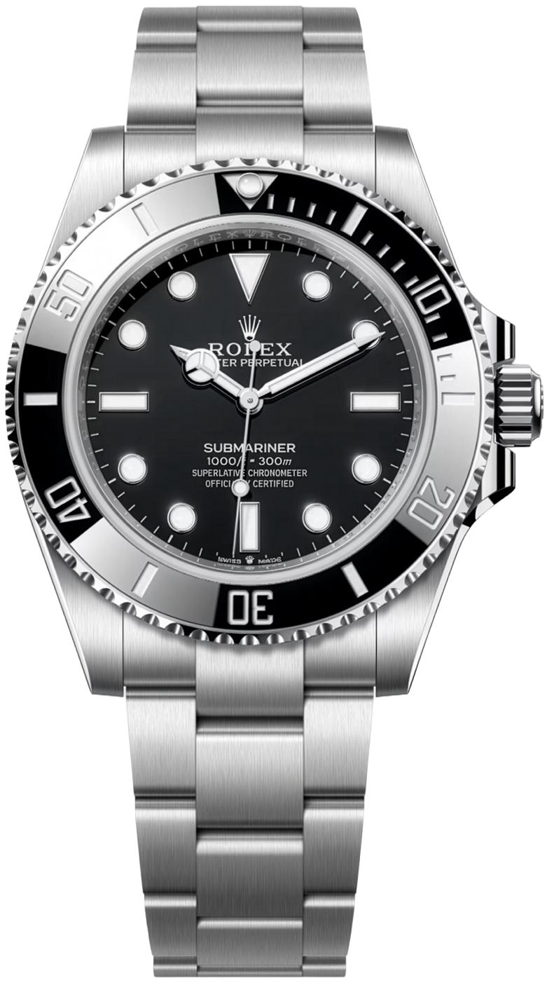 Rolex Submariner No Date 41mm Black Dial Black Bezel