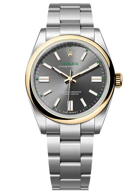 Rolex Oyster Perpetual 41 "100 Years" Slate Dial Yellow Rolesor