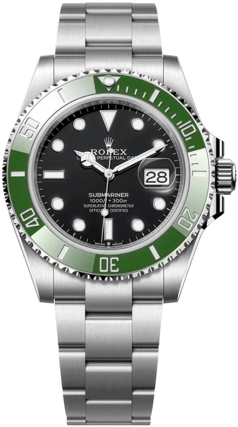 Rolex Submariner "Starbucks" 41mm Black Dial Green Bezel