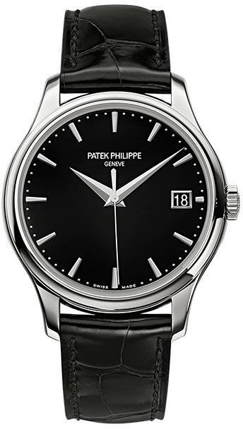 Patek Philippe Calatrava 18k White Gold 39mm Black Dial