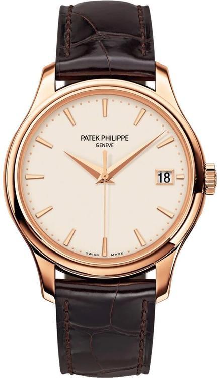 Patek Philippe Calatrava 18k Rose Gold 39mm Silver Dial