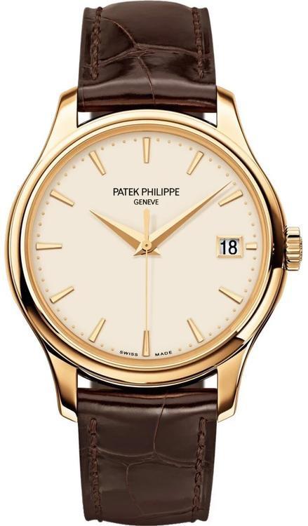 Patek Philippe Calatrava 18k Yellow Gold 39mm Silver Dial