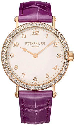 Patek Philippe Calatrava 18k Rose Gold 34.6mm Silver Dial