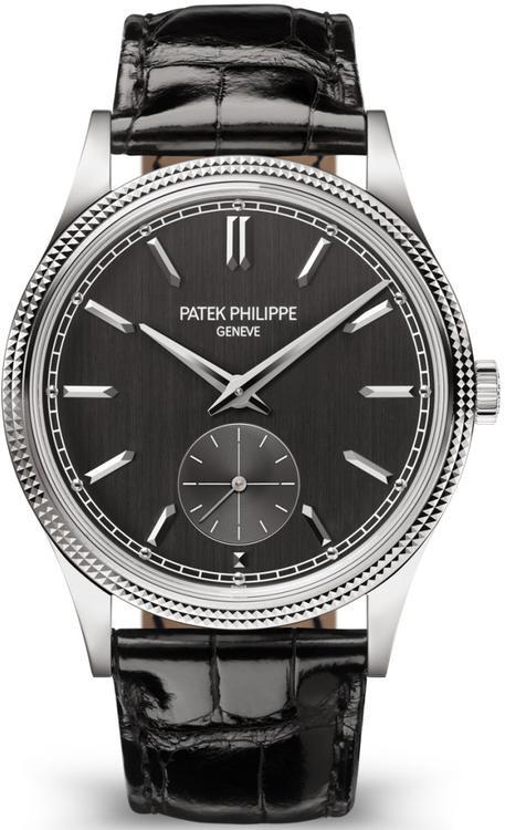 Patek Philippe Calatrava 18k White Gold 39mm Grey Dial