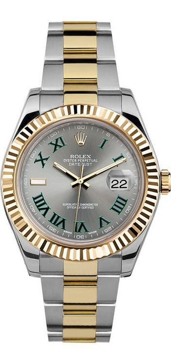 Rolex Datejust II Two-Tone "Wimbledon" 41mm Gray Dial
