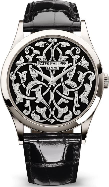 Patek Philippe Calatrava Platinum 37mm Black Dial
