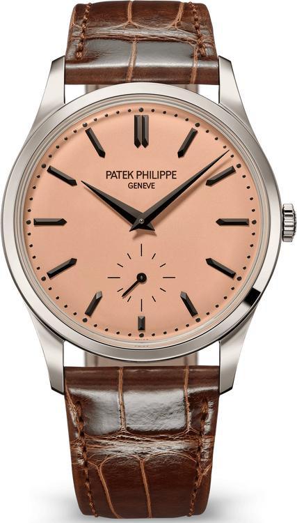 Patek Philippe Calatrava Platinum 38mm Rose Opaline Dial
