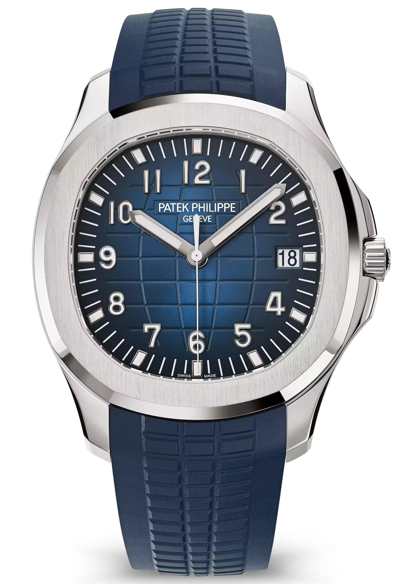Patek Philippe Aquanaut 42.2mm White Gold Blue Dial