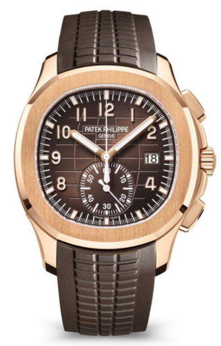 Patek Philippe Aquanaut Chronograph 42.2mm Rose Gold Brown Dial