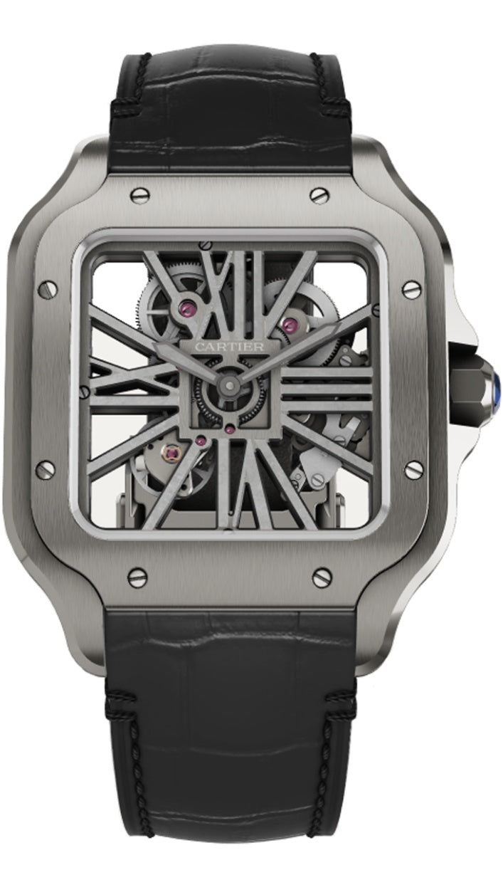 Cartier Santos Large ADLC Skeleton Dial