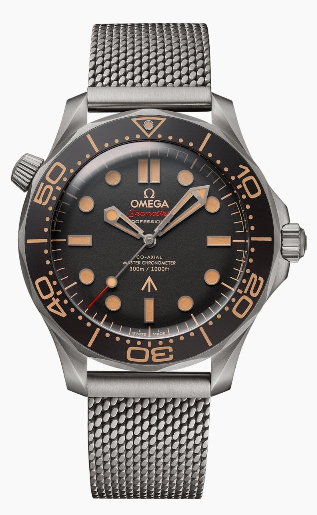Omega Seamaster Diver 300M 007 James Bond Edition Titanium