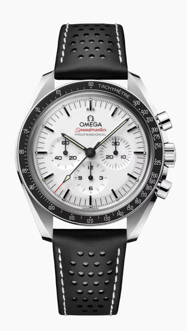 Omega Speedmaster Moonwatch Professional White Dial Leather