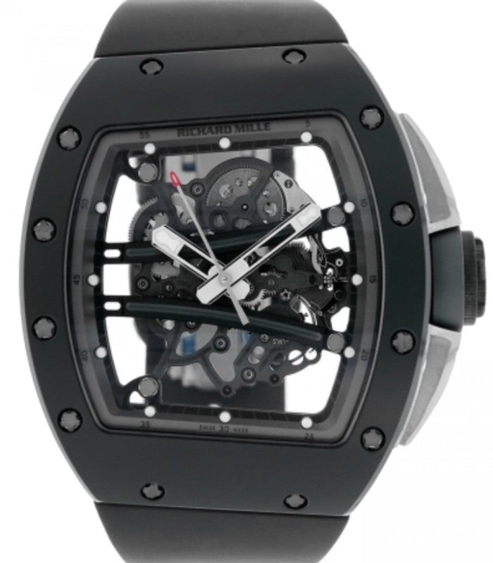 Richard Mille Manual WInding Yohan Blake Grey Edition Black Ceramic RM 61-01 - BRAND NEW