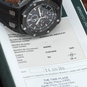 Audemars Piguet Royal Oak Offshore 26400AU Forged Carbon