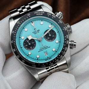 2025 Tudor Black Bay Chronograph 79360N Flamingo Blue Turquoise M79360N