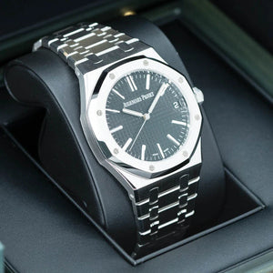 Audemars Piguet Royal Oak 41mm Black Dial Stainless Steel 15510ST B&P 2023