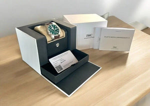 IWC Pilot Chronograph - 41mm Stainless Steel Green Dial Men's Watch (IW388103)