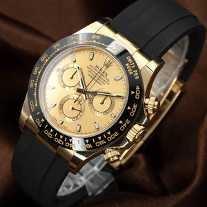 Mint Rolex 116518LN Daytona 40mm Champagne Dial 18K Yellow Gold Watch 2022
