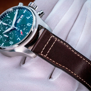 IWC Pilot Chronograph - 41mm Stainless Steel Green Dial Men's Watch (IW388103)
