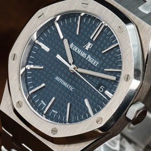 AUDEMARS PIGUET Royal Oak Watch 1.6" Blue 15400ST Stainless Steel 41mm