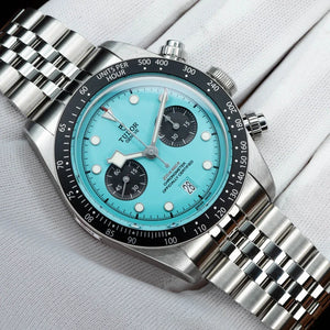2025 Tudor Black Bay Chronograph 79360N Flamingo Blue Turquoise M79360N