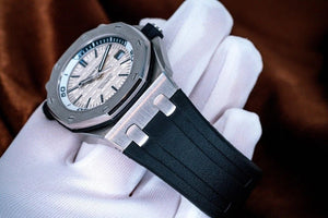 Audemars Piguet Royal Oak Offshore Diver White Dial 42mm - 15710ST.OO.A002CA.02