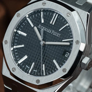 Audemars Piguet Royal Oak 41mm Black Dial Stainless Steel 15510ST B&P 2023