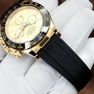 Mint Rolex 116518LN Daytona 40mm Champagne Dial 18K Yellow Gold Watch 2022