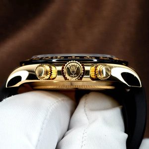 Mint Rolex 116518LN Daytona 40mm Champagne Dial 18K Yellow Gold Watch 2022